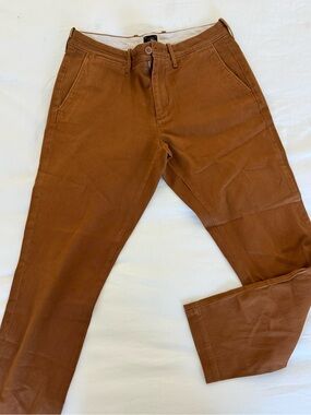J. Crew Men's Chinos in Warm Tan